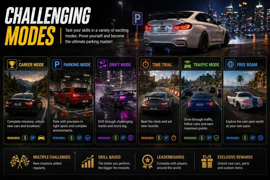 Different mods challenges