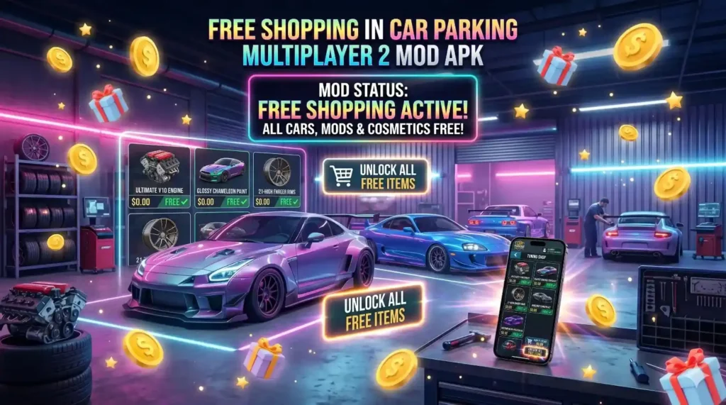 Free shopping in Multi player 2