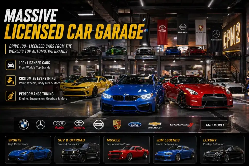 Licensed Car in Garage