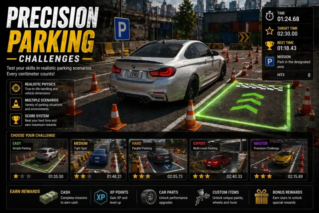 Parking challenge in cpm 2