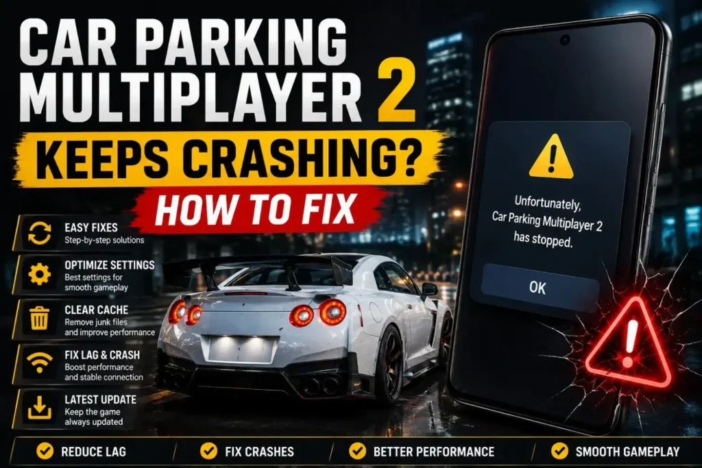 car parking multiplayer 2 keeps crashing