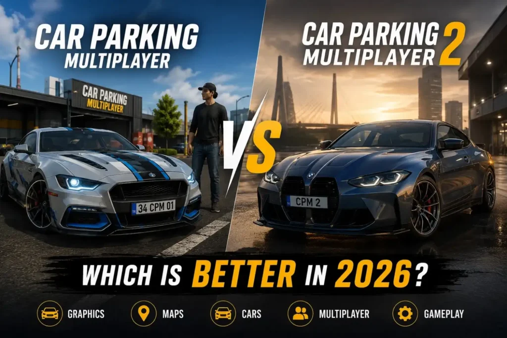 Car Parking Multiplayer vs CPM 2 Which Game is better in 2026