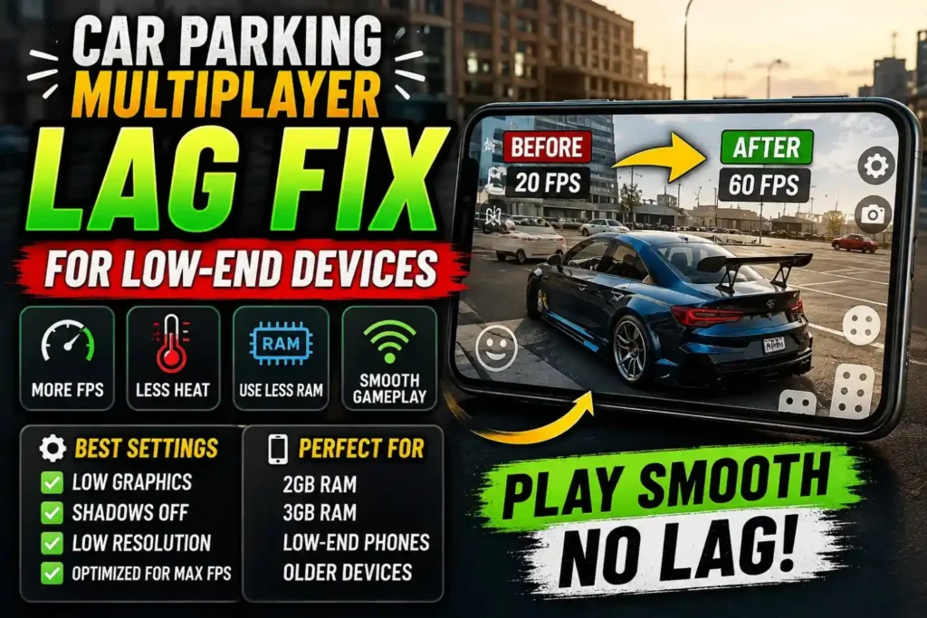Car Parking Multiplayer Lag Fix for Low-End Devices