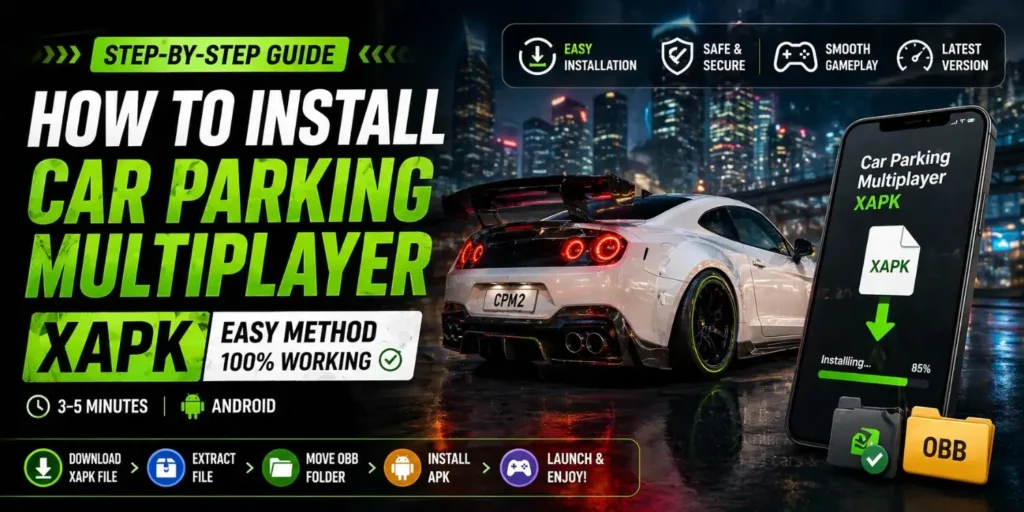How to Install Car Parking Multiplayer XAPK
