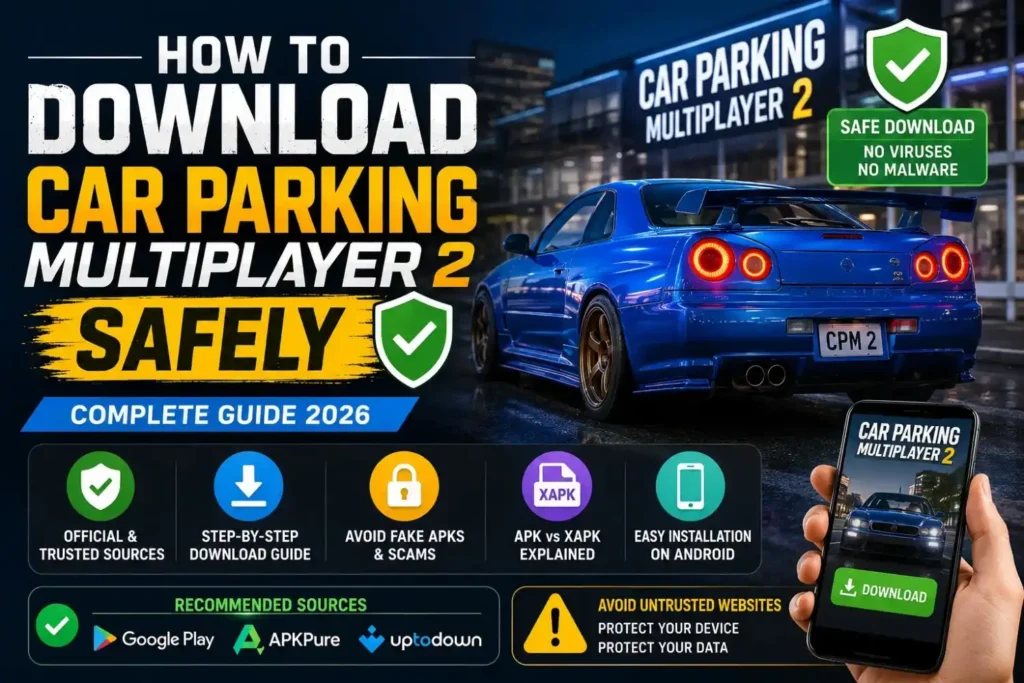 how to download car parking multiplayer 2 safely