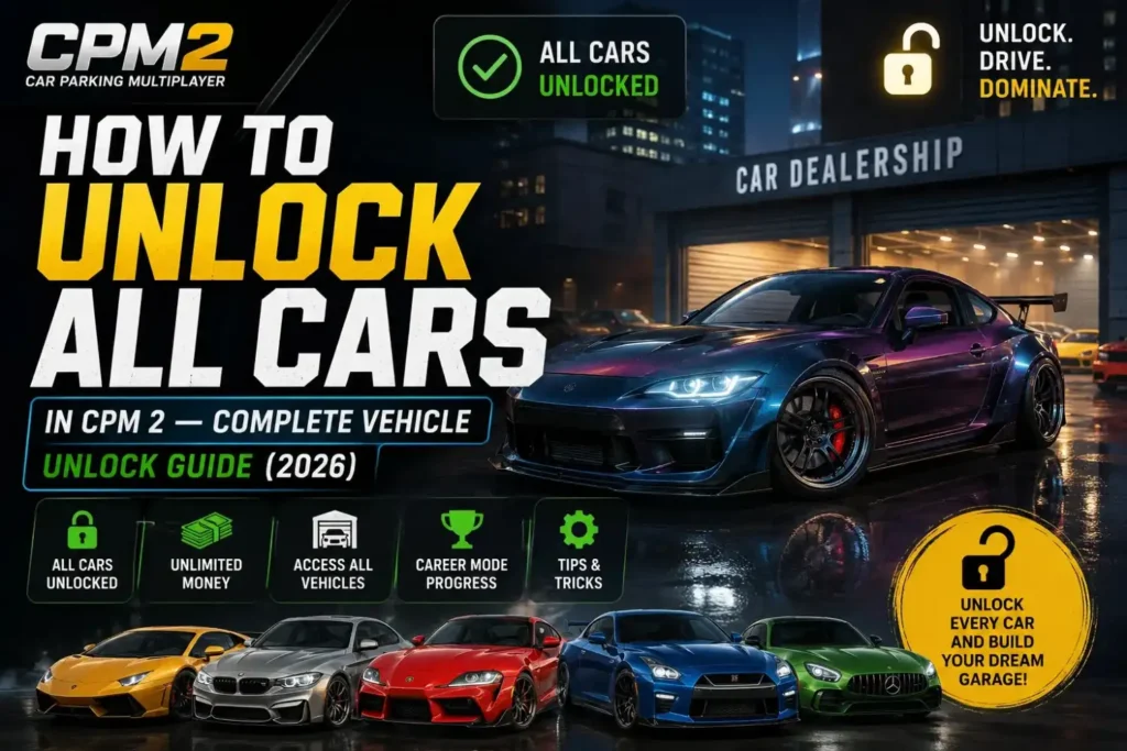 How to Unlock All Cars in CPM 2 — Complete Vehicle Unlock Guide (2026)